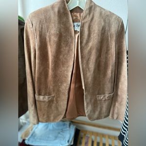 Vintage women’s jet set leather jacket